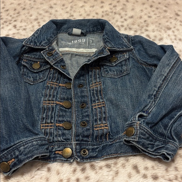 baby gap denim jean jacket toddlers 3t - Picture 3 of 3